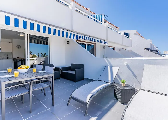 Apartamento Renovated With Sunny Terrace And Ocean Views In Malibu Park Tenerife Costa Adeje (Tenerife)